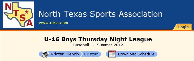 Plain header in color